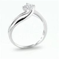 Anello Salvini Donna Luminosa in Oro bianco Diamante 20072880-13 - 20072880-13